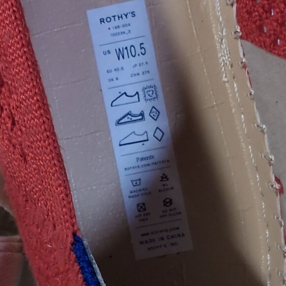 Rothy’s Shoes Red Espadrilles Womens Size 10.5 - Picture 6 of 10